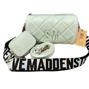 Steve Madden BGerri Quilted Barrel Bag Purse